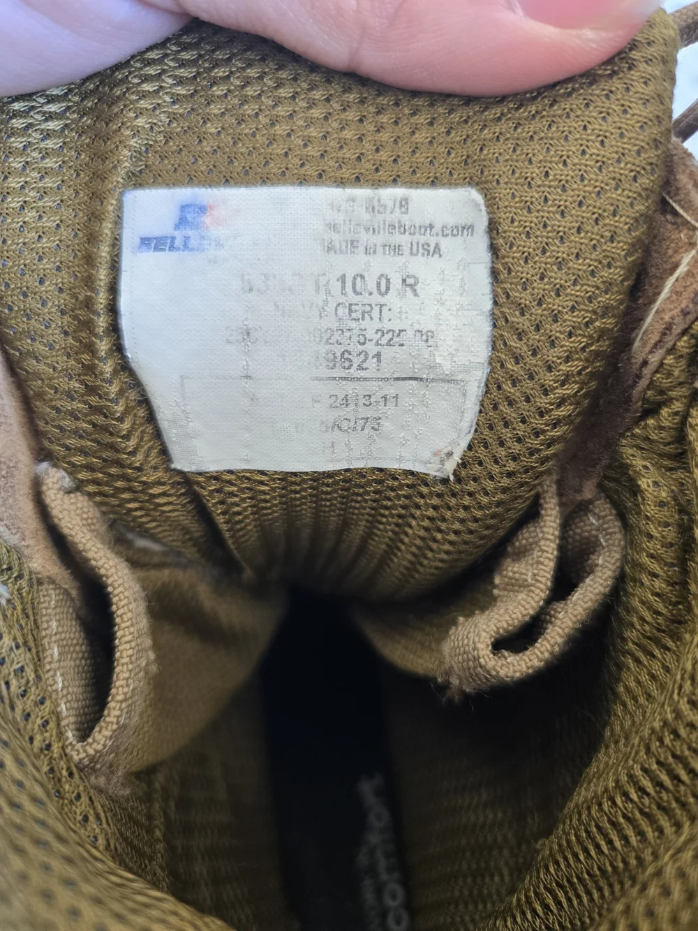 Belleville C320 Ultra Light Assault Boots Size 10.0 R